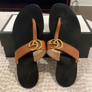 GG T-Strap Sandal - Size 40